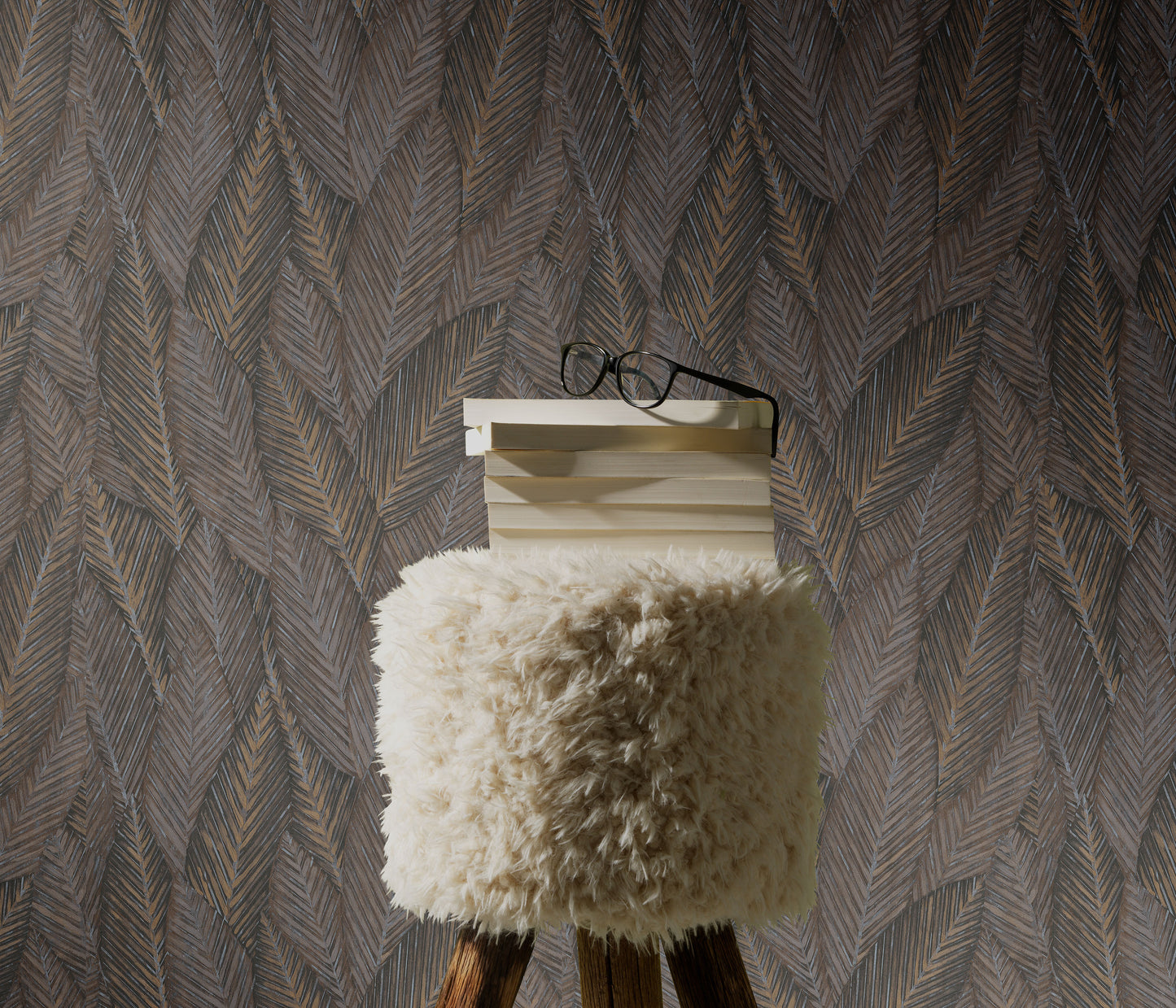 Erismann Martinique Leaf Motif Wallpaper