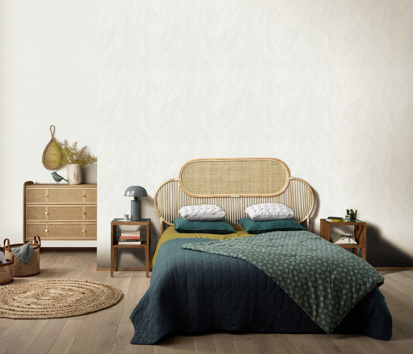 Erismann Martinique Leaf Motif Wallpaper