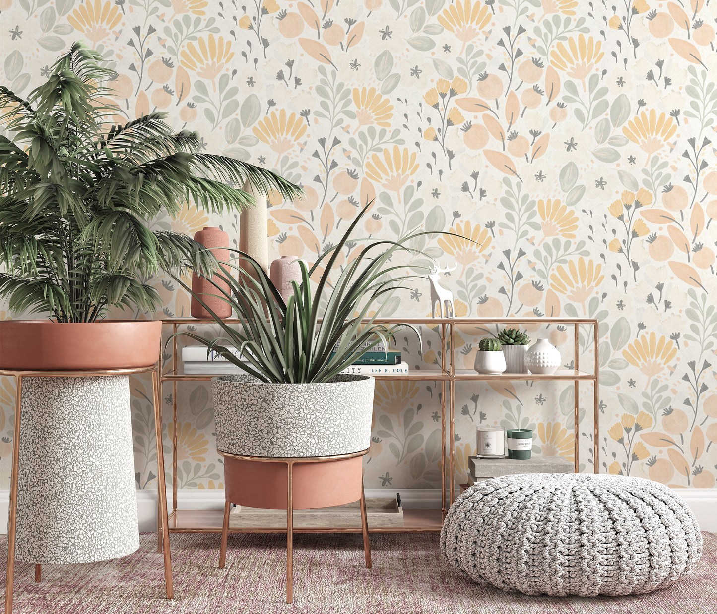 Erismann La Terrasse Floral Wallpaper