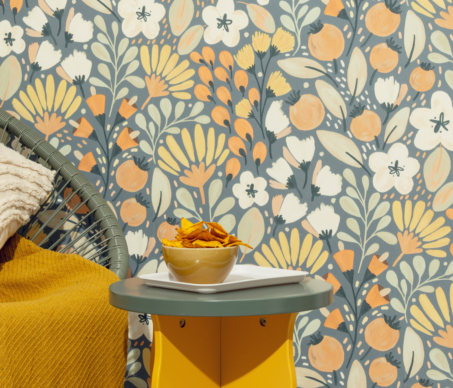 Erismann La Terrasse Floral Wallpaper