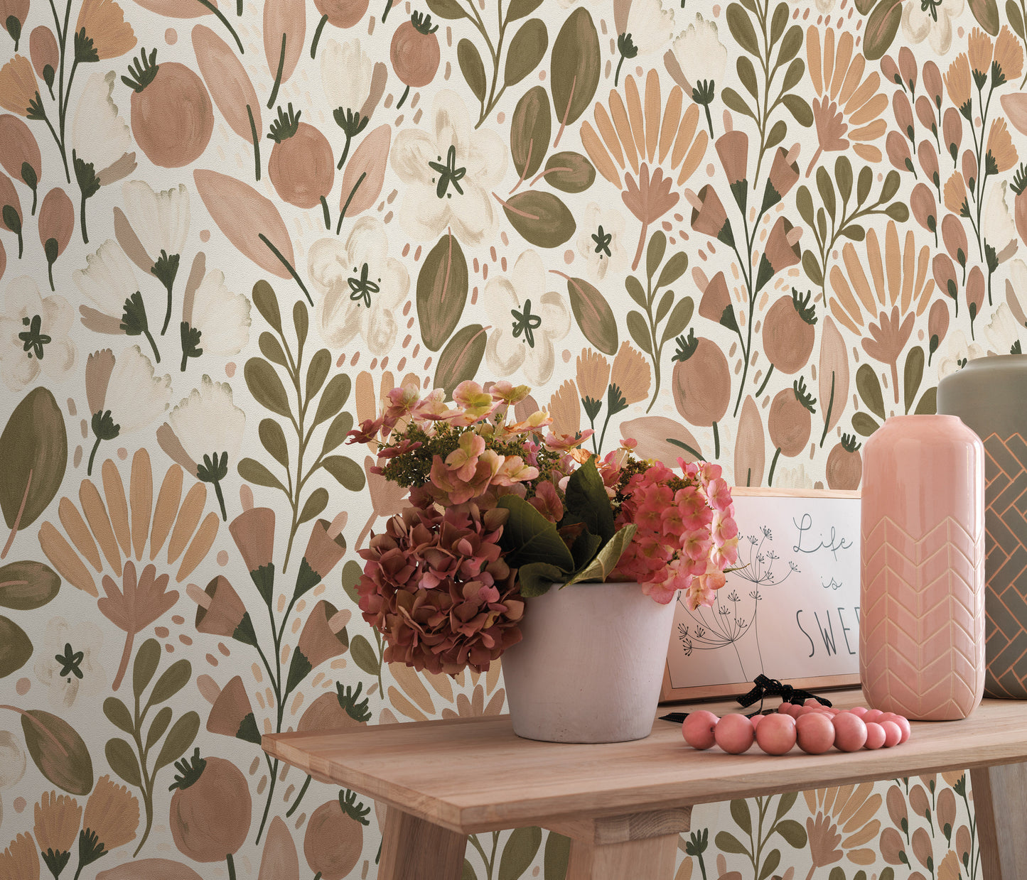 Erismann La Terrasse Floral Wallpaper