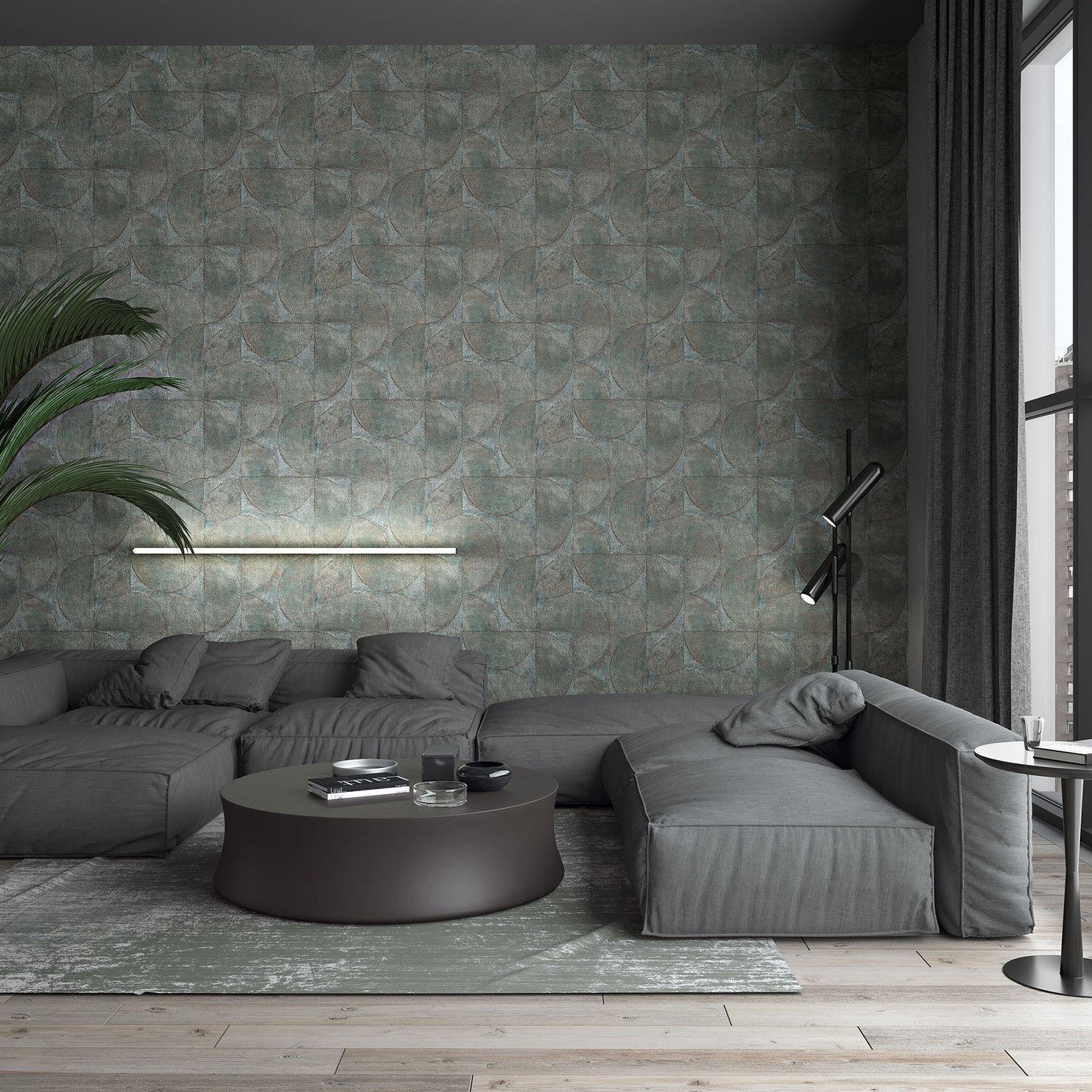 Galerie Rustic Circle Wallpaper