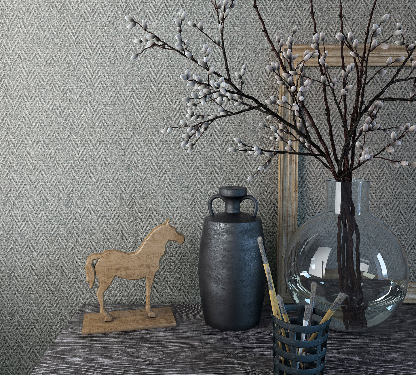 Galerie Chevron Sisal Weave Wallcovering