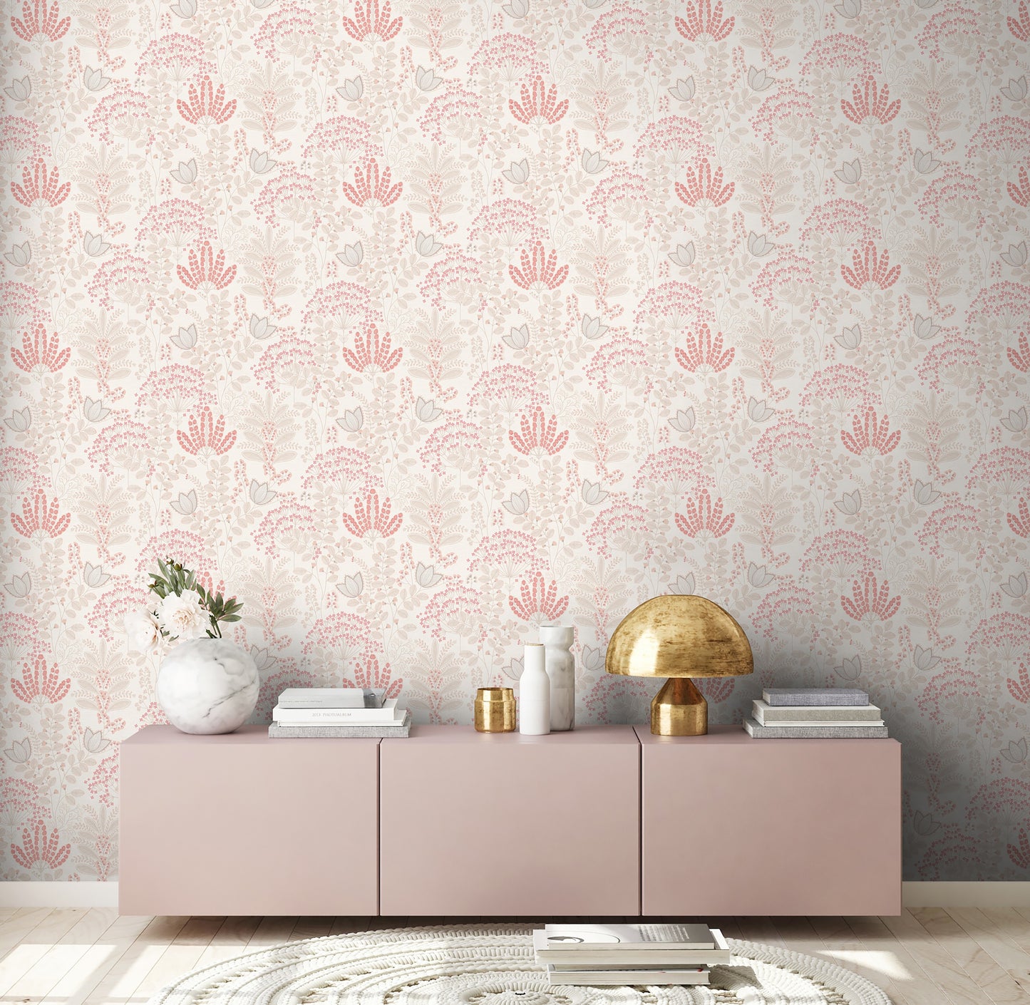 Flourish Dreaming Garden Wallpaper