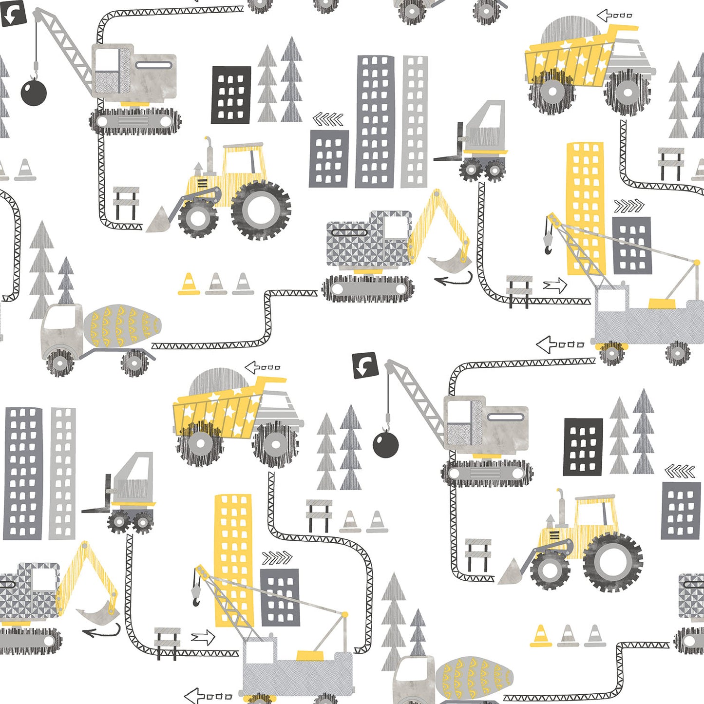 Galerie Tiny Construction Wallpaper