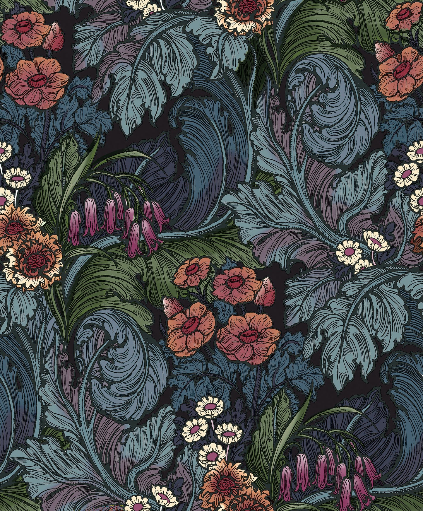 Off The Wall - Llewelyn-Bowen - Hedgerovia Wallpaper