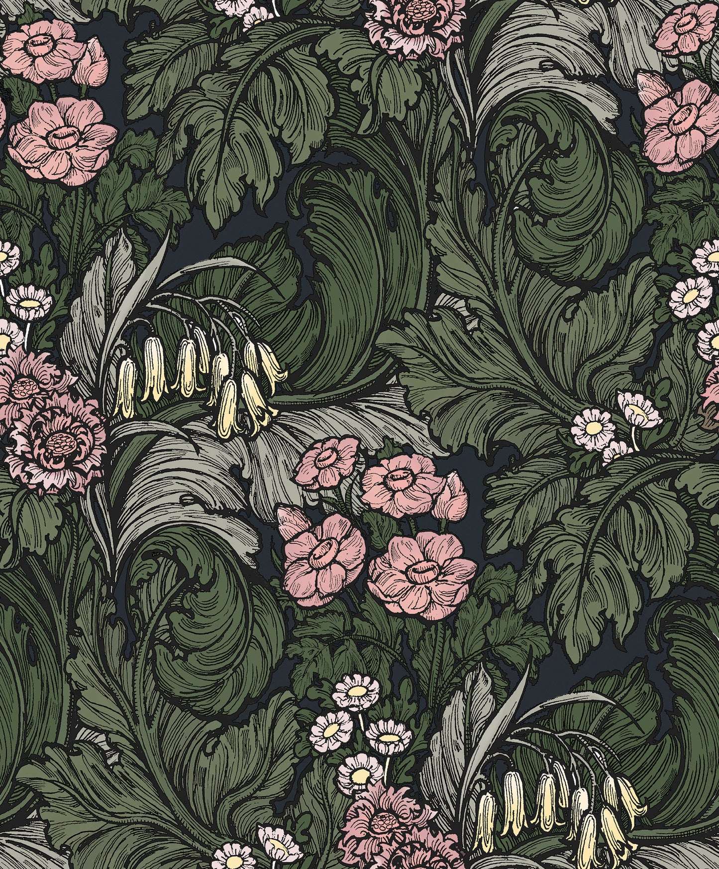 Off The Wall - Llewelyn-Bowen - Hedgerovia Wallpaper