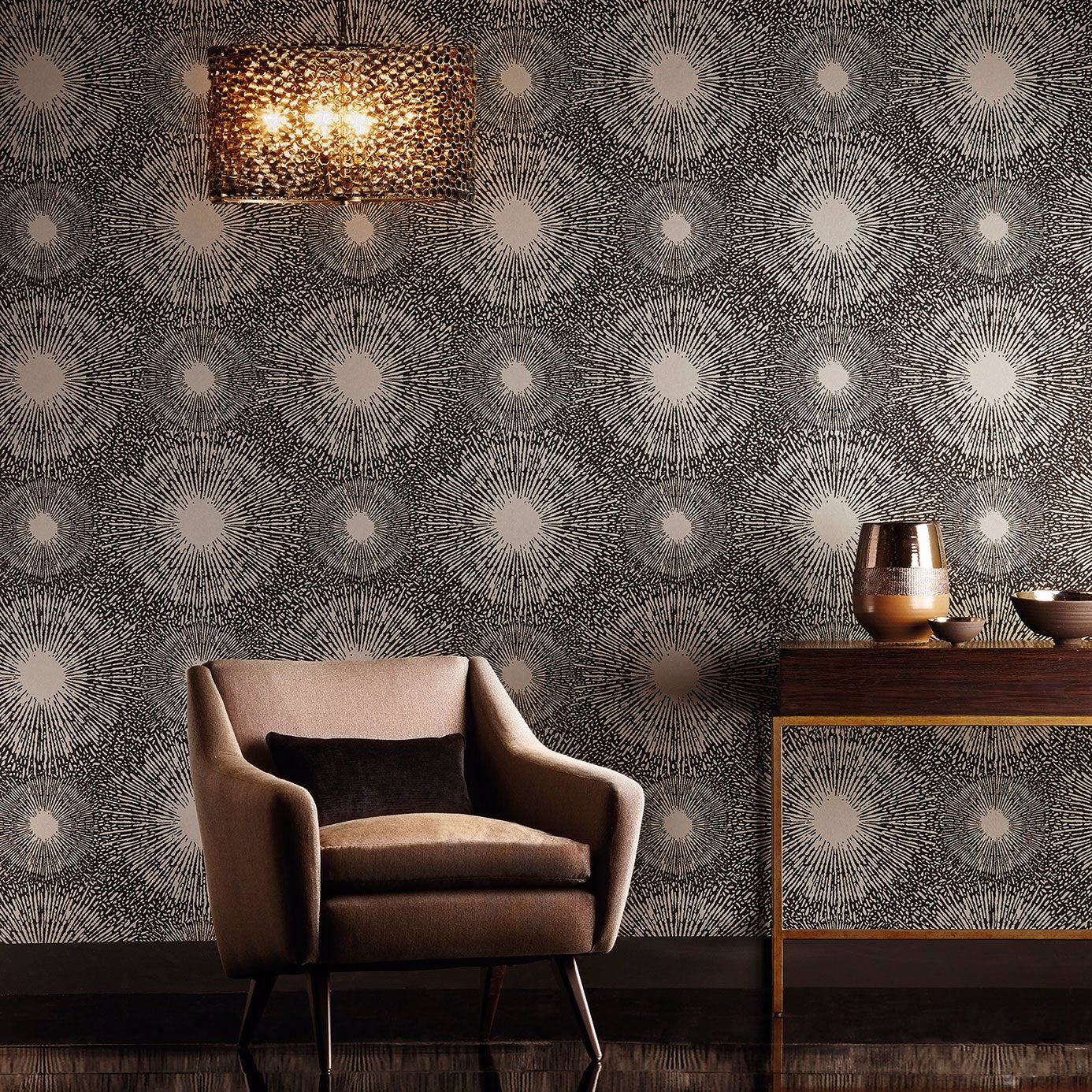 Harlequin Anthology Wallcovering -Steel