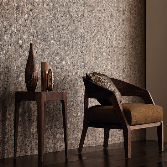 Harlequin Anthology Anaconda  Wallcovering - Saphire
