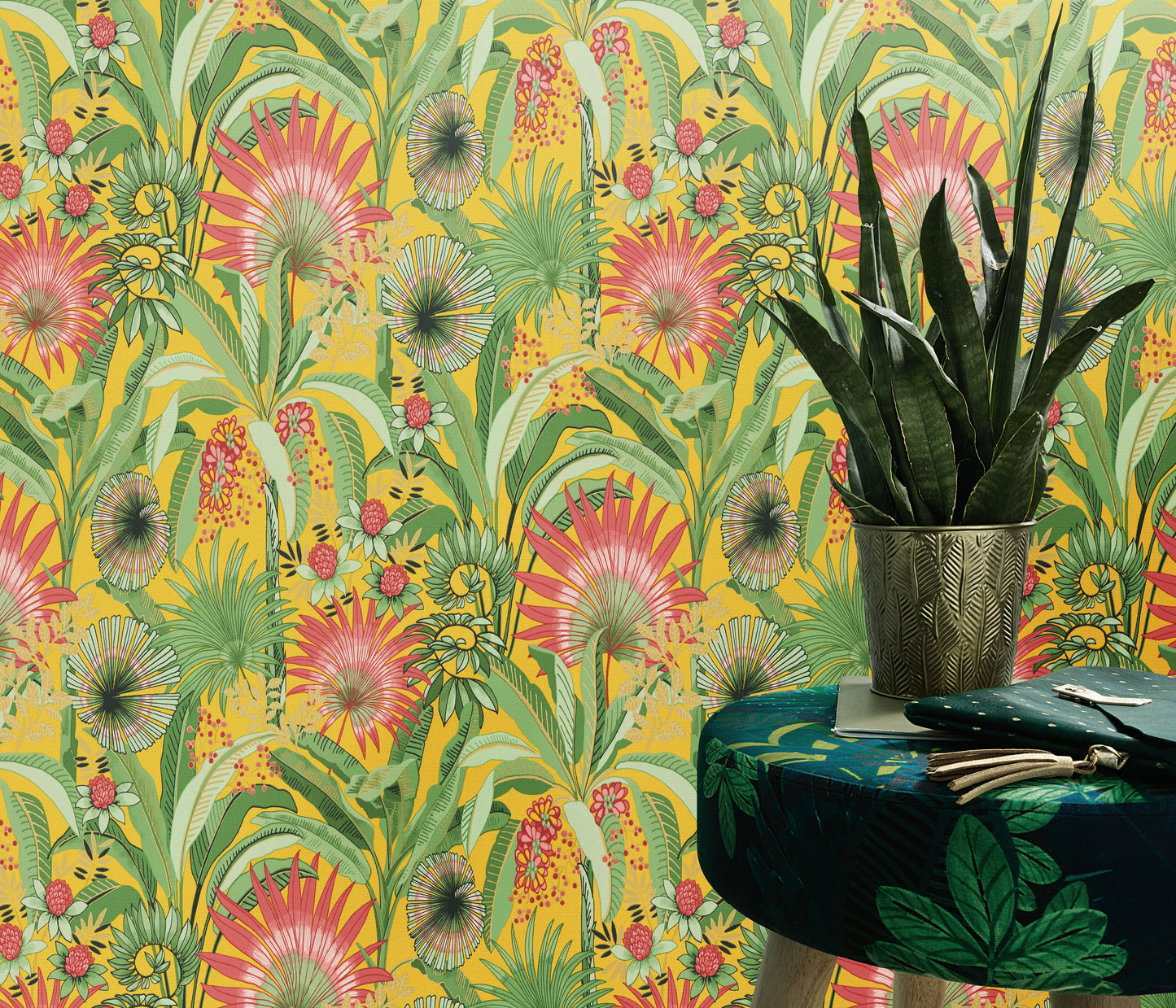 Erismann Martinique Flower Power Wallpaper