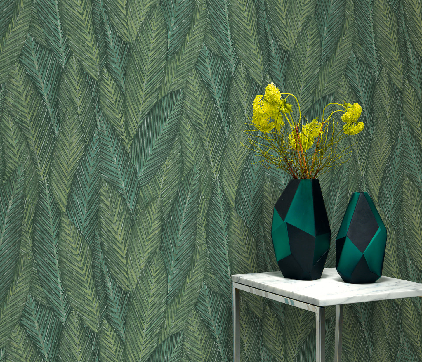 Erismann Martinique Leaf Motif Wallpaper