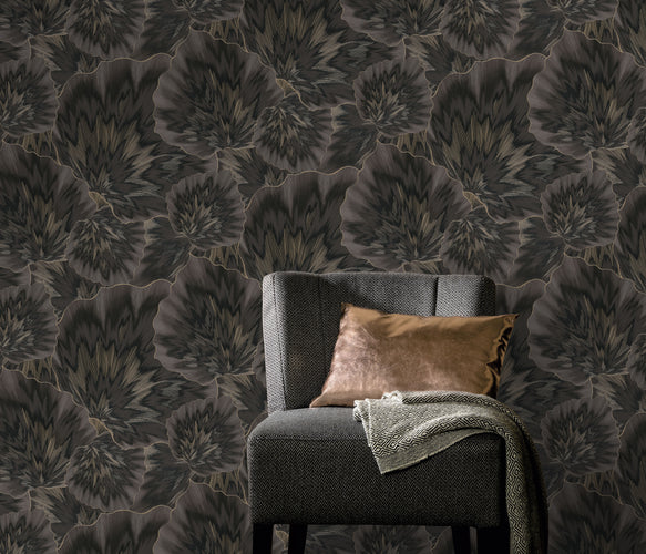 Erismann Spotlight Leaf Motif Wallpaper
