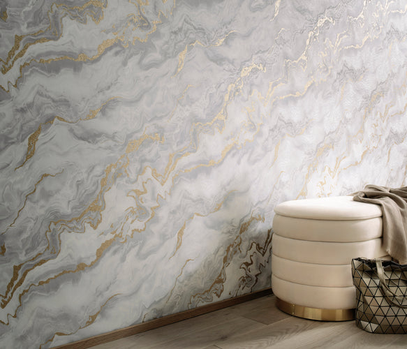 Elle Decoration Mystic Spell Marble Wallpaper