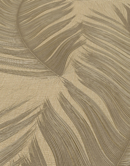 Erismann Aurora Leaf Motif Wallpaper