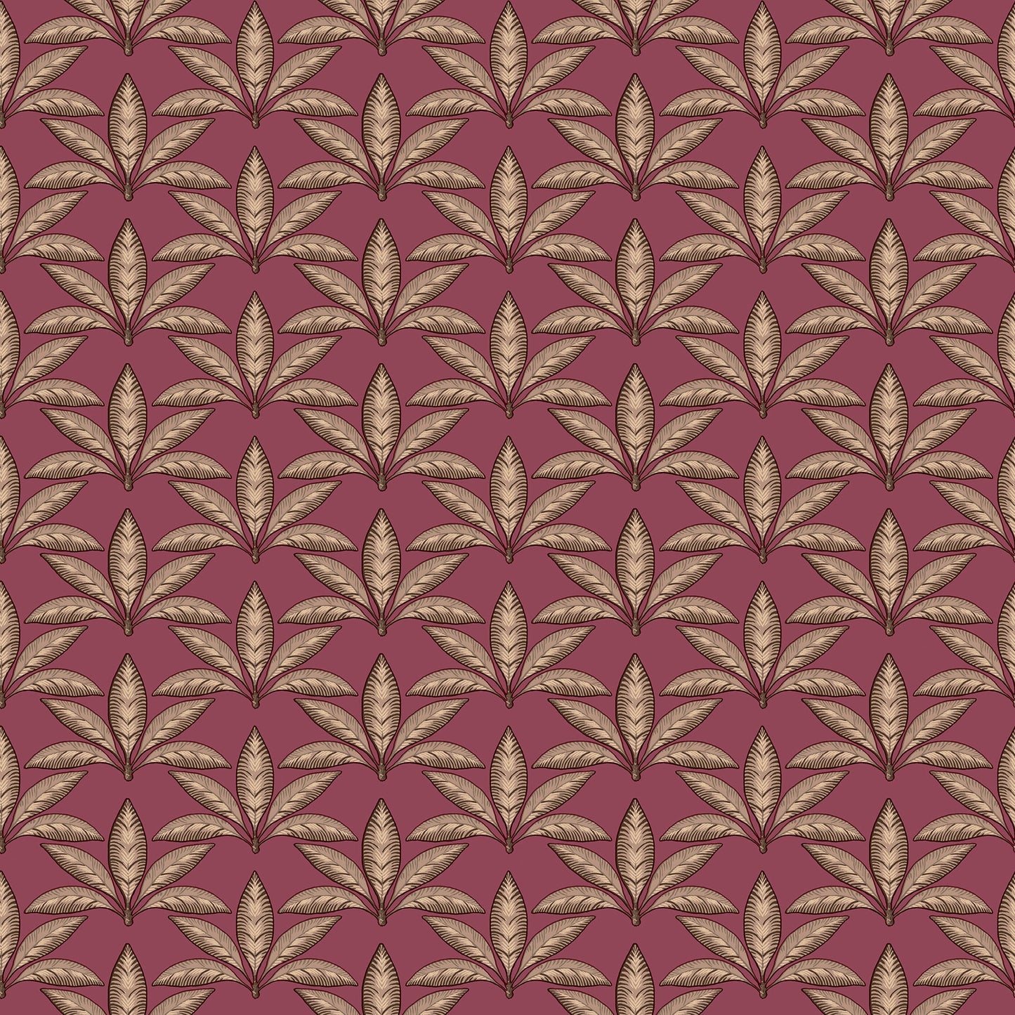 Galerie Leaf Motif Wallpaper