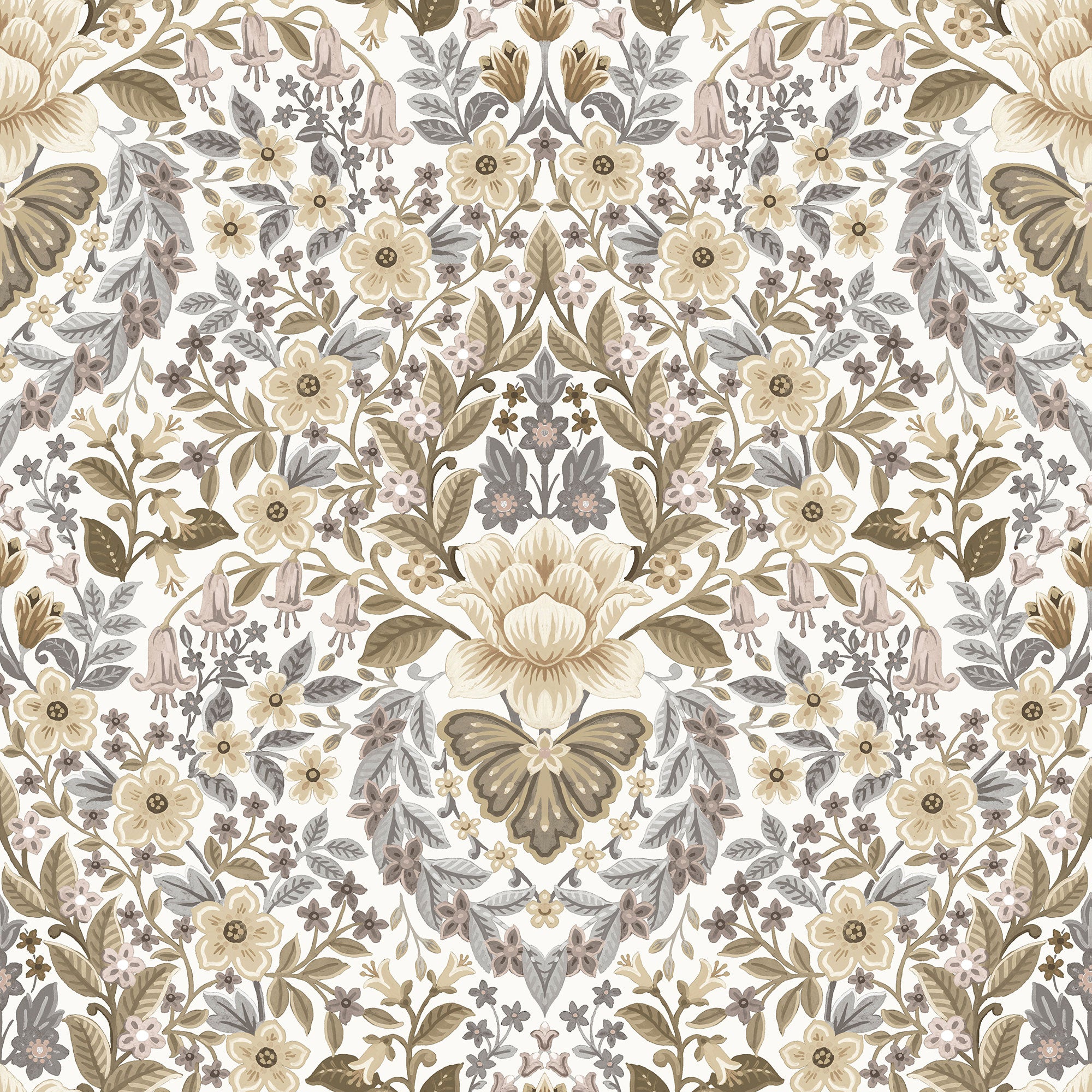 Galerie Floral Damask Wallpaper