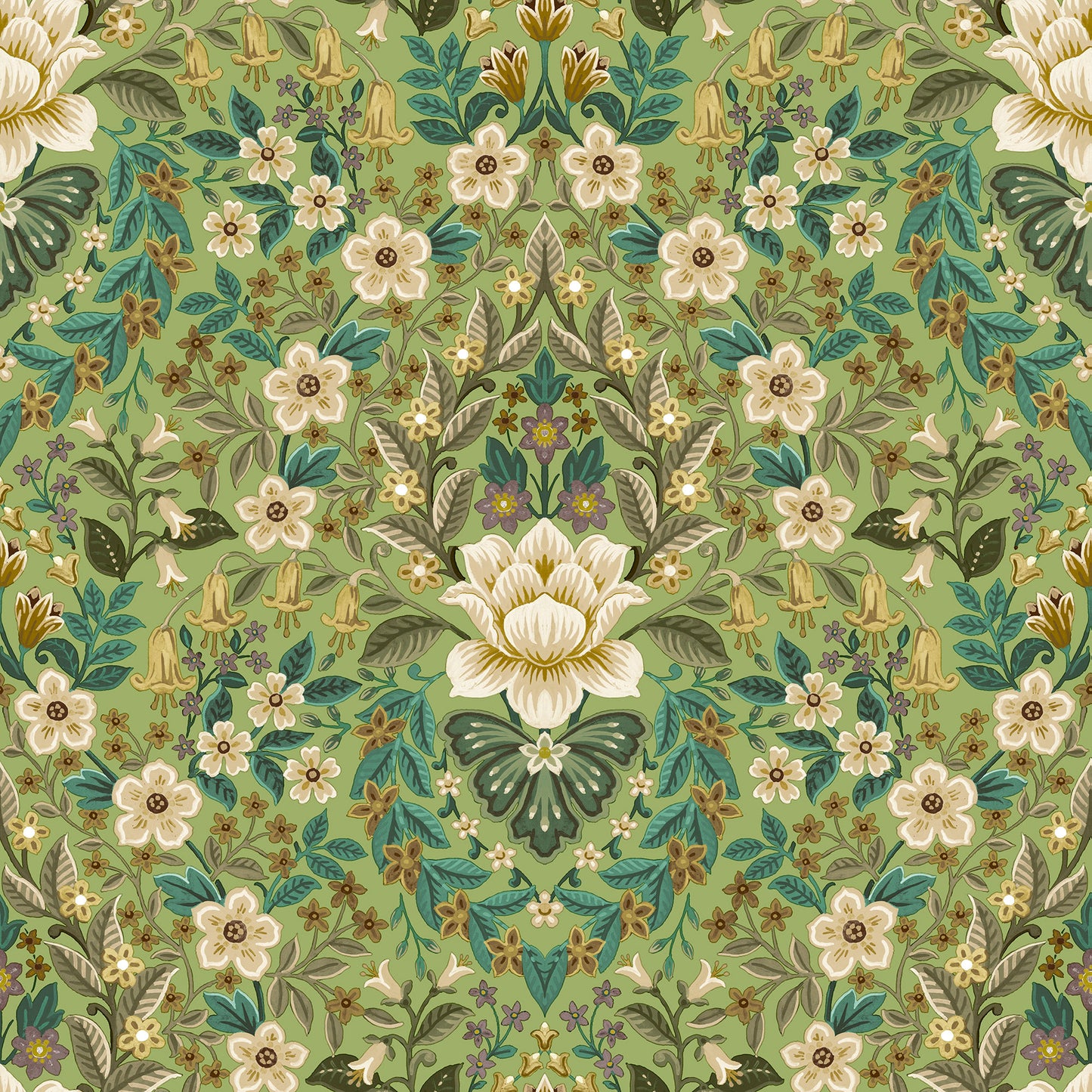 Galerie Floral Damask Wallpaper