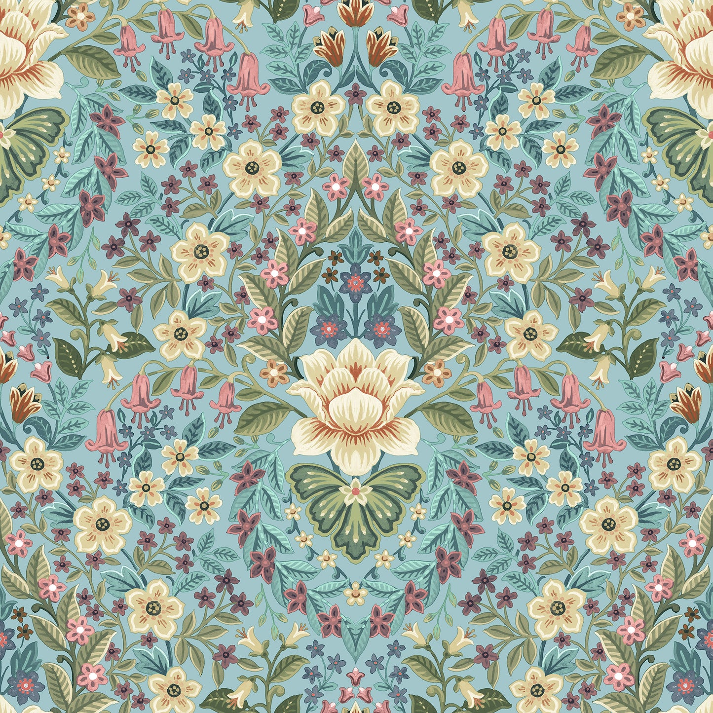 Galerie Floral Damask Wallpaper