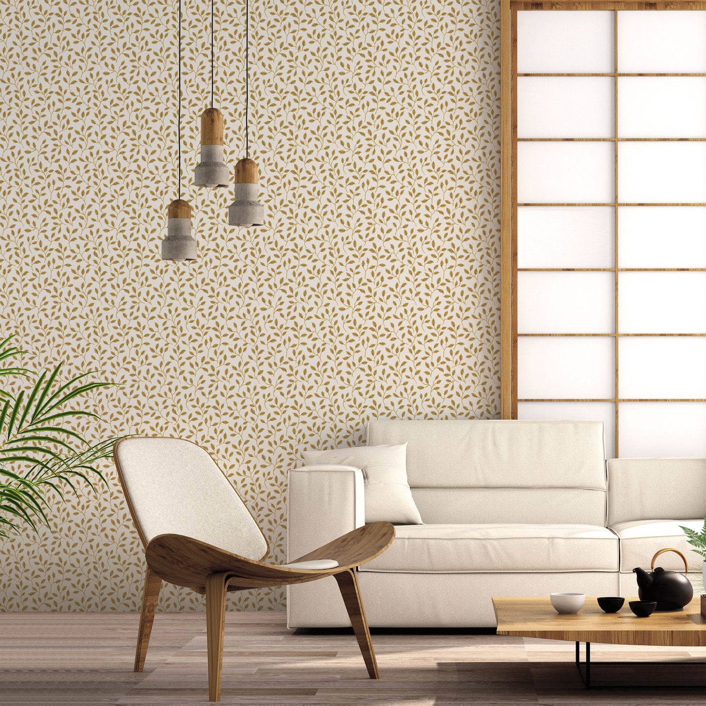 Galerie Trailing Leaf Wallpaper