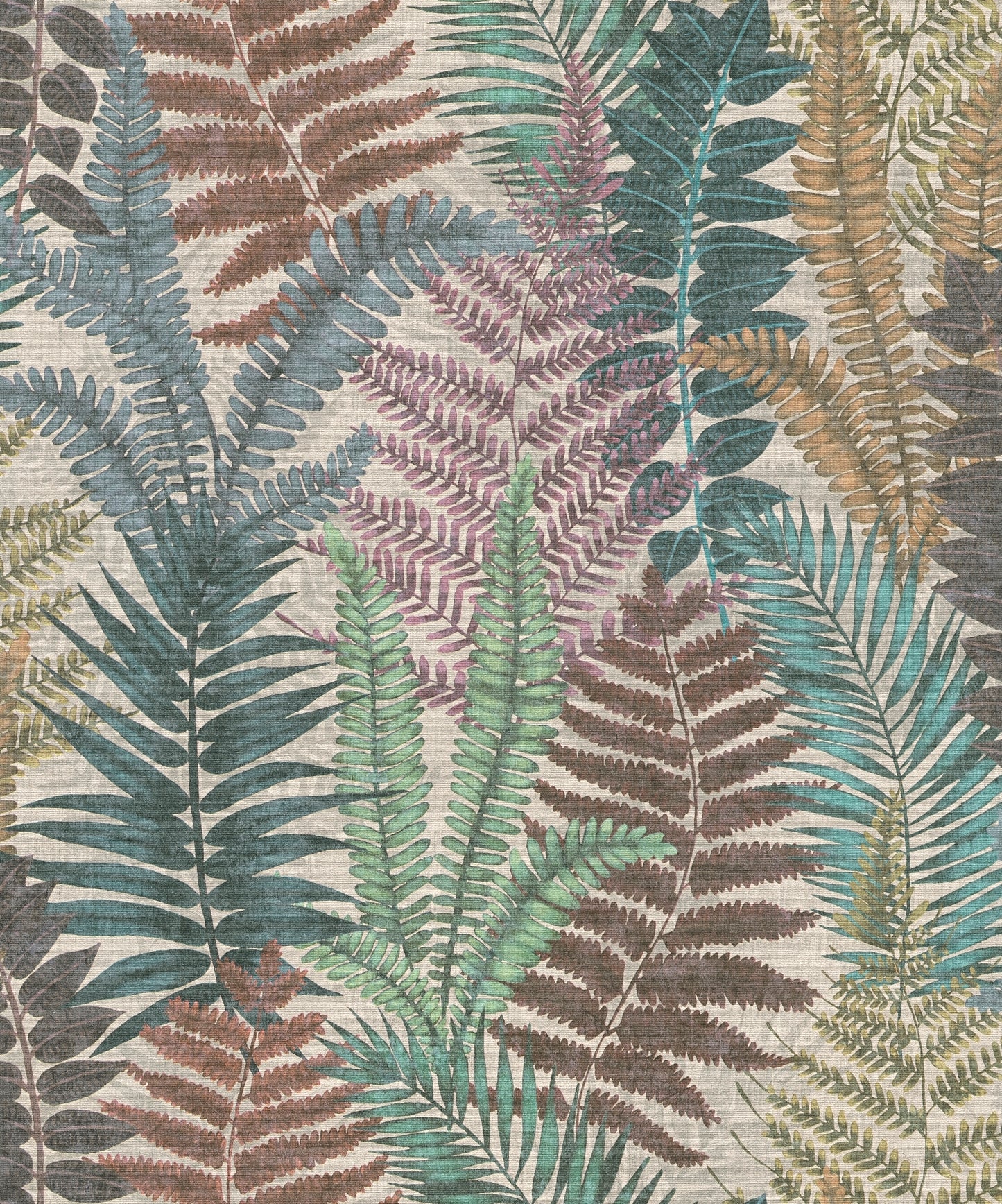 Flourish Fern Leaf Wallpaper