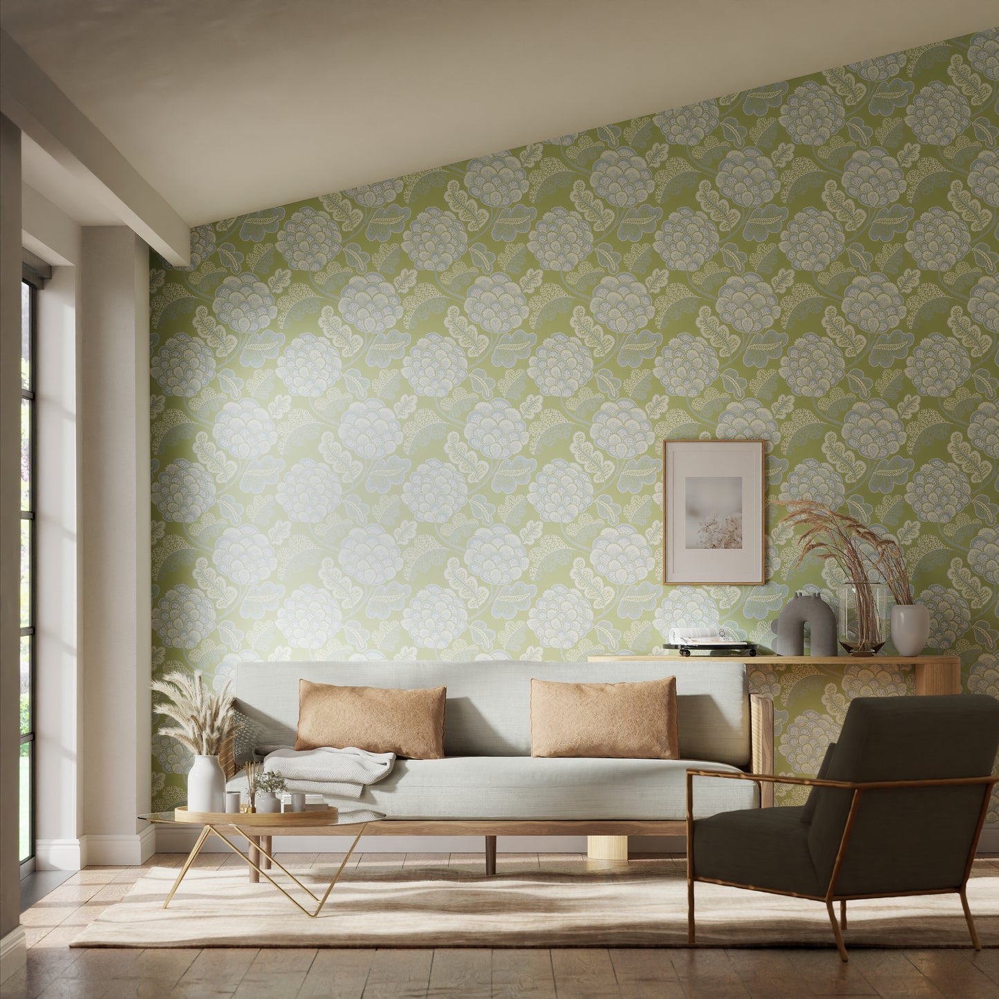 Harlequin Flourish Wallpaper