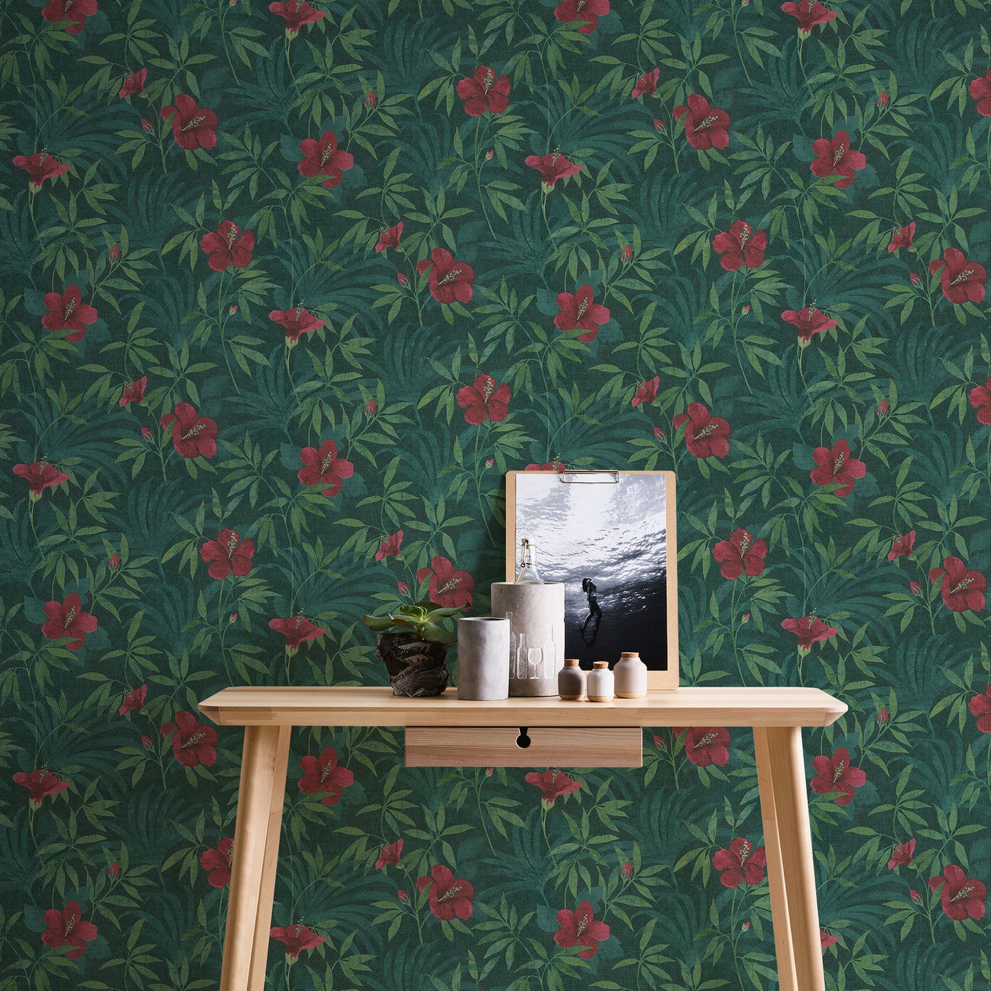 Galerie Havana Floral Motif Wallpaper