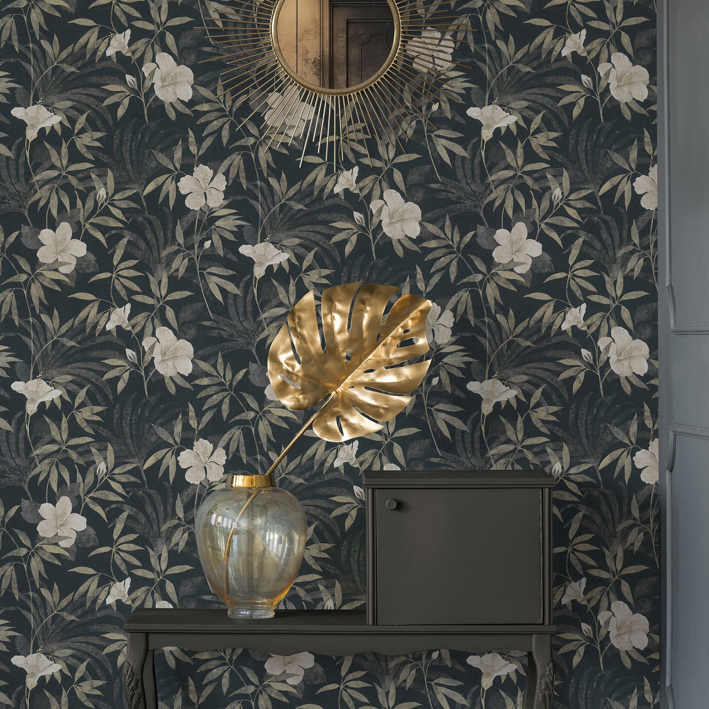 Galerie Havana Floral Motif Wallpaper