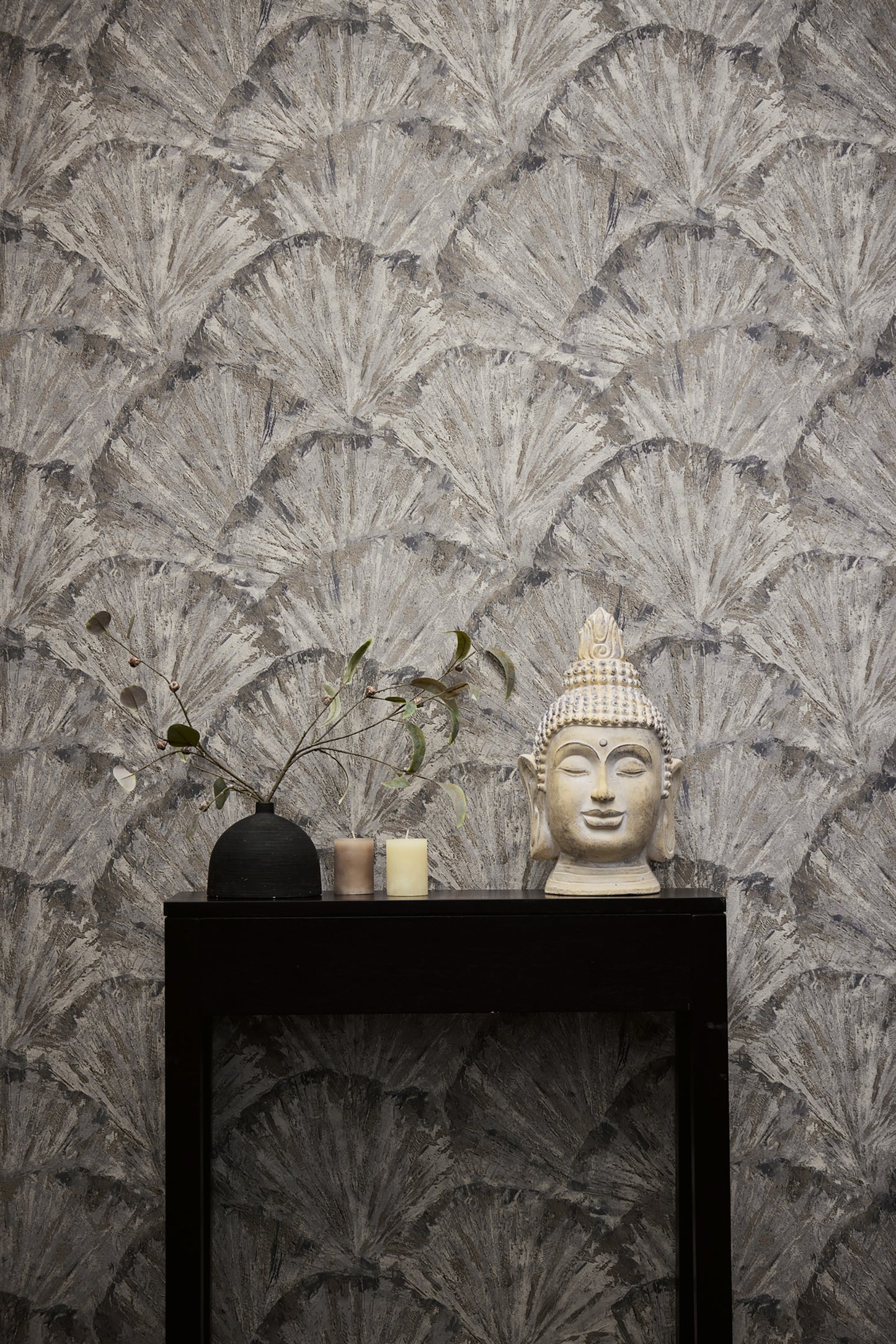 Horizon Fan Motif Wallpaper