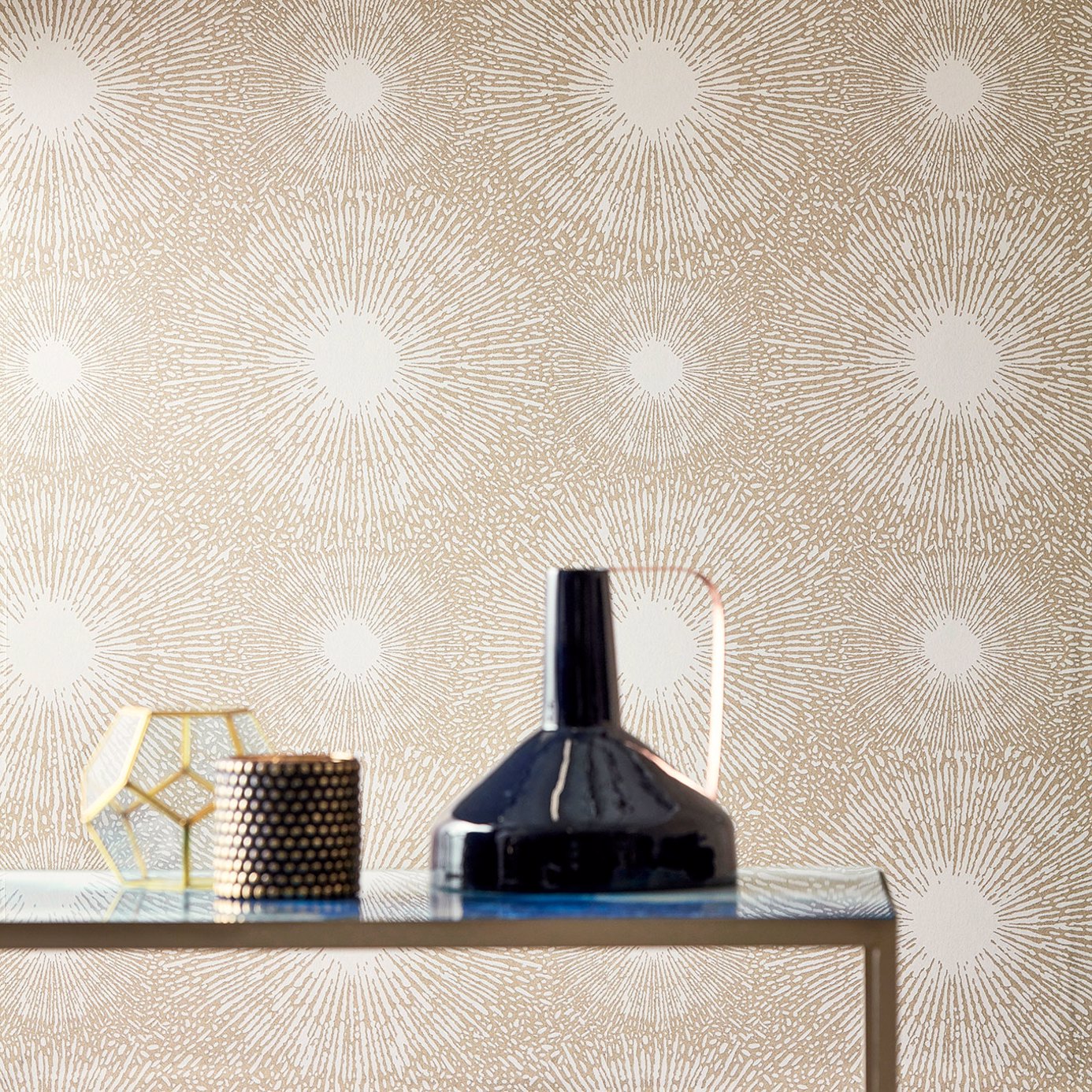 Harlequin Anthology Perlite Wallcovering- Crysocolla / Gold Ore