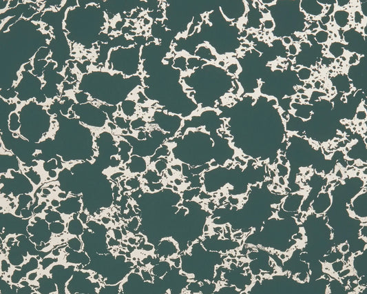 Clarke & Clarke Pietra Teal / Gold Wallpaper