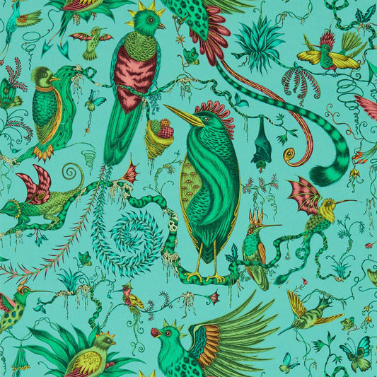 Clarke & Clarke X Emma Shipley - Quetzal Wallpaper