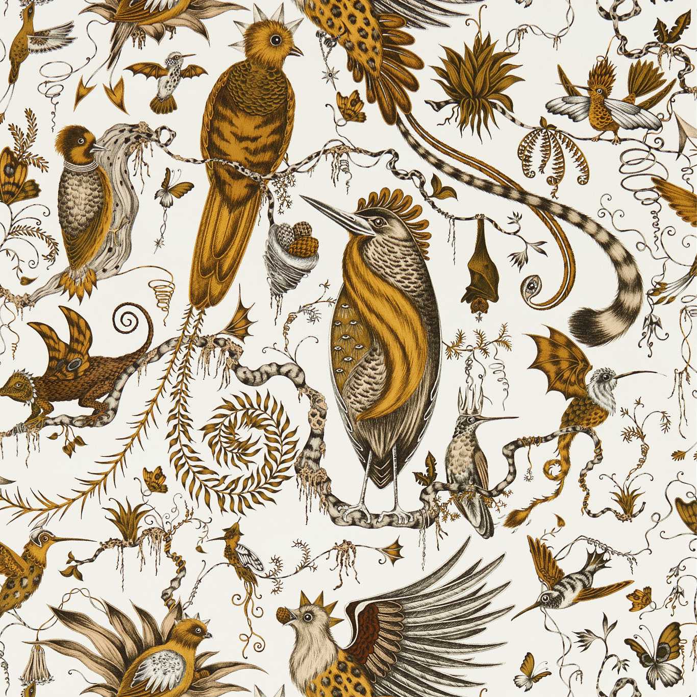 Clarke & Clarke X Emma Shipley - Quetzal Wallpaper