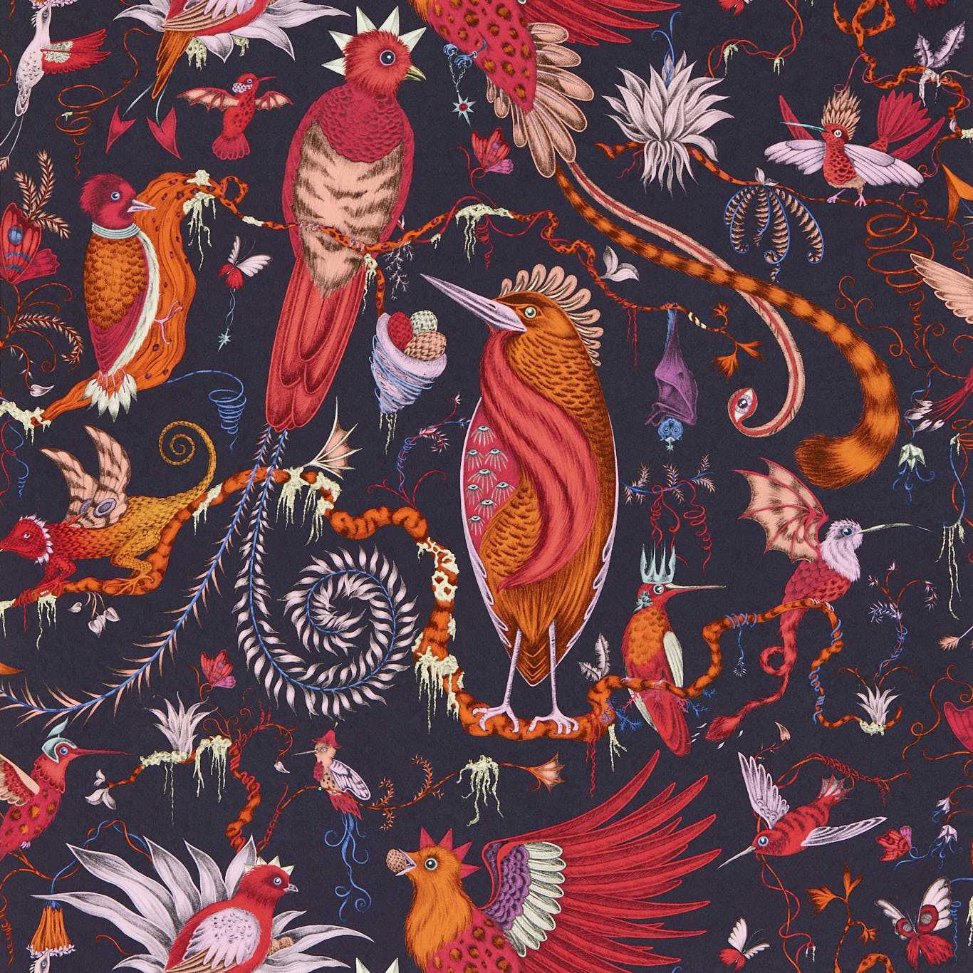 Clarke & Clarke X Emma Shipley - Quetzal Wallpaper