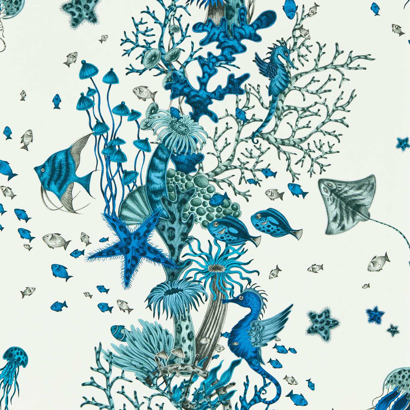 Clarke & Clarke X Emma Shipley - Sea Forest Wallpaper