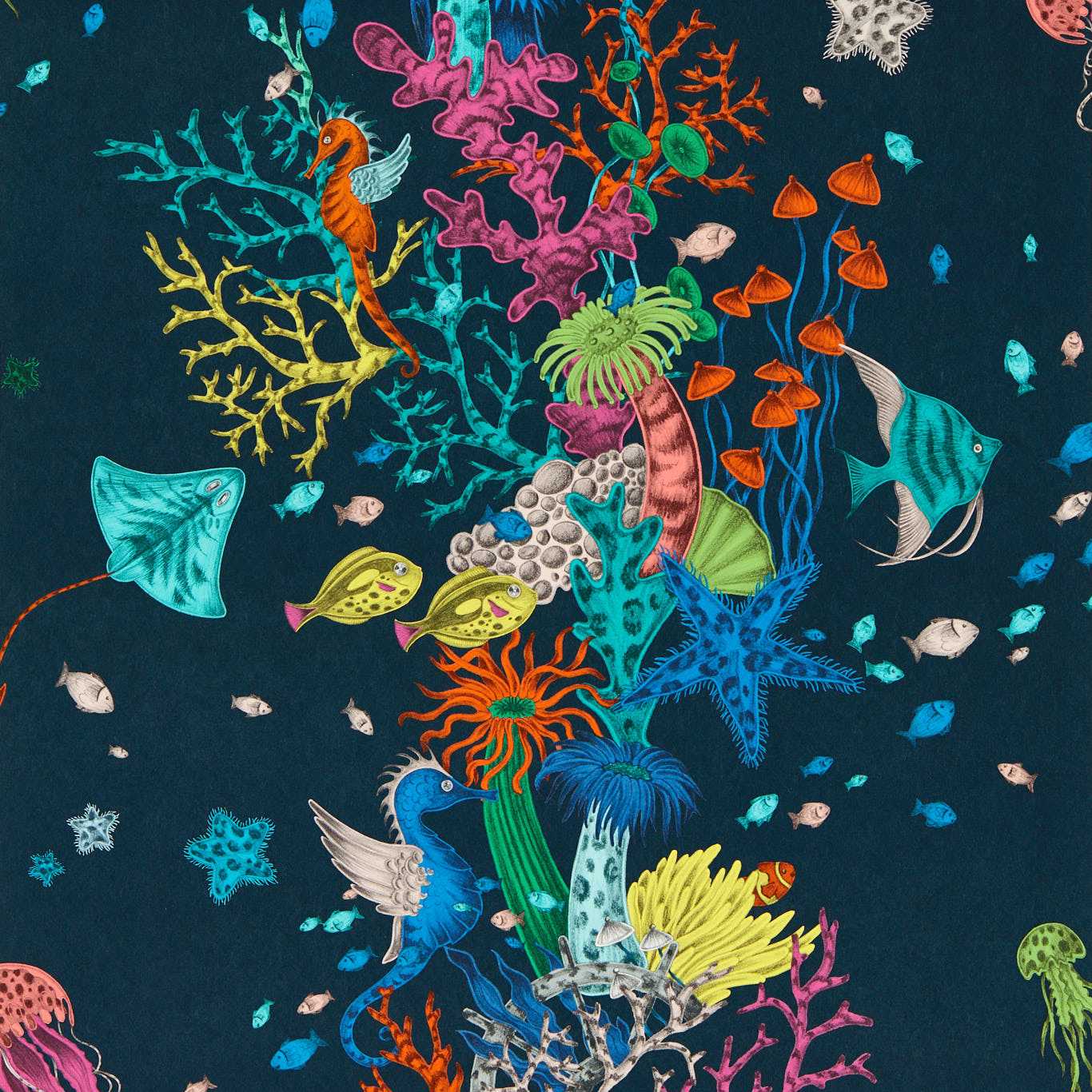 Clarke & Clarke X Emma Shipley - Sea Forest Wallpaper