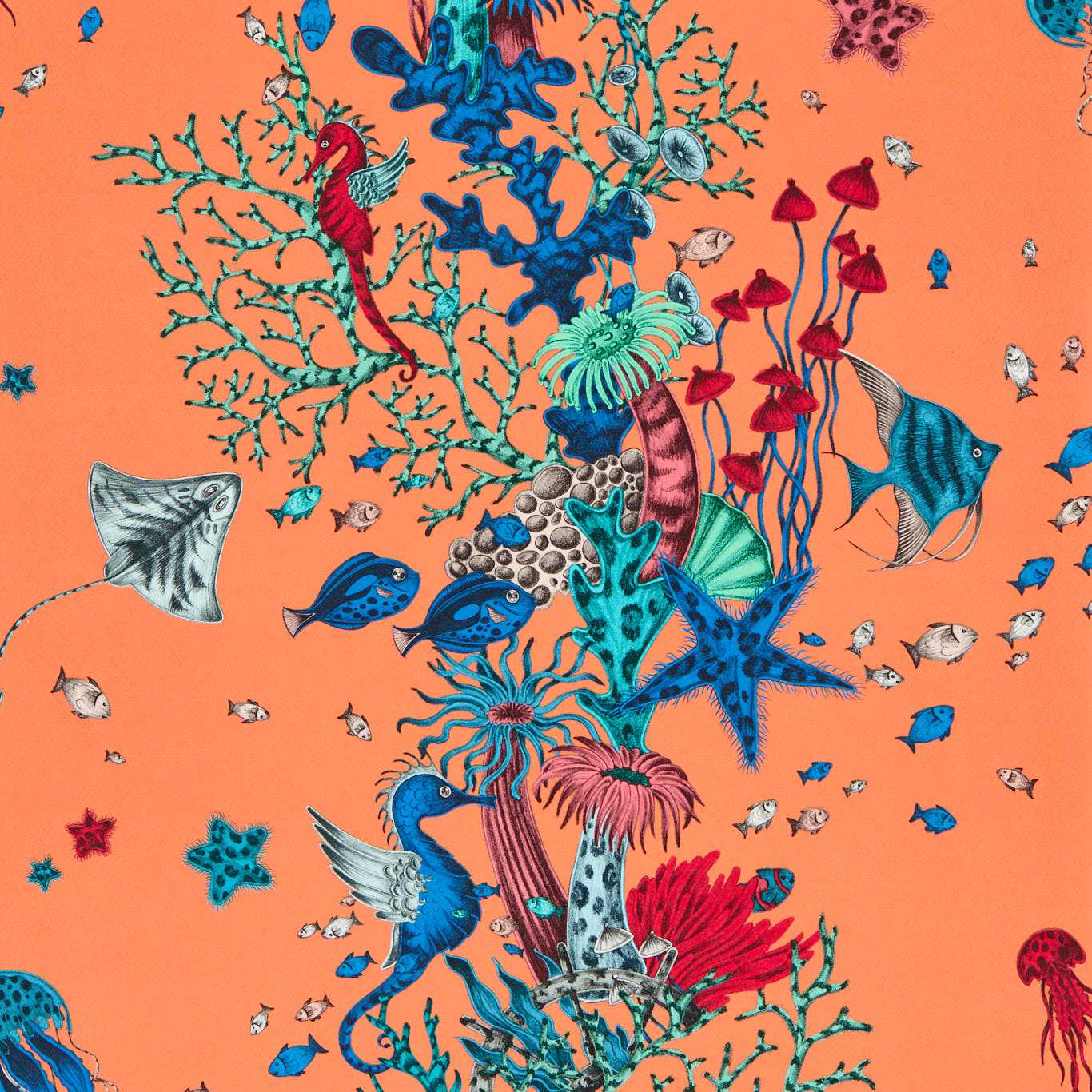 Clarke & Clarke X Emma Shipley - Sea Forest Wallpaper